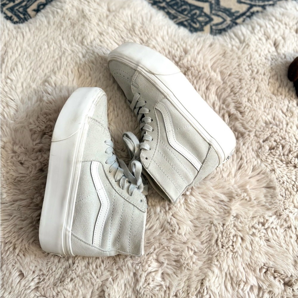 Vans Women’s SOFT SUEDE SK8-HI TAPERED STACKFORM SHOE size 6.5 - Picture 6 of 16